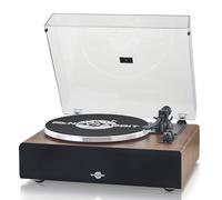 FancyRabbit Reproductor de Discos de Vinilo con Altavoces, Tocadiscos de Alta fidelidad para Discos de Vinilo con Cartucho magnético AT-3600L, reproducción Bluetooth, preamplificador Fono Integrado,