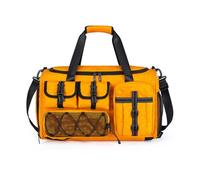 FANDARE 3 EN 1 Bolsa de Viaje para Mujer Mochila Viaje Hombre Bolsa de Deporte con Compartimento para Zapatos & Separación Seca y húmeda Bolsa Mano Equipaje Deporte Gimnasio Bolso de Hombro Amarillo