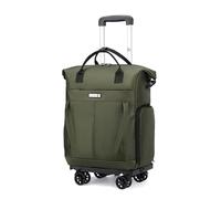 FANDARE 35L Trolleys Mochila para 15.6 Pulgadas portátiles Hombre Mujer Carritos de la compra Mochila con ruedas Trolley de viaje Bolsa con Ruedas Maletines Bolso Maestra Mochilas de trabajo Verde