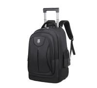 FANDARE 35L Trolleys para 15.6 Pulgadas portátiles 2 en 1 Mochila con ruedas Trolley de viaje Bolsa con Ruedas Hombre Maletines Bolso para Maestra Mochila Profesor con Ruedas Mochilas trabajo Negro