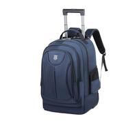 FANDARE 35L Trolleys para 15.6 Pulgadas portátiles 2 en 1 Mochila con ruedas Trolley de viaje Bolsa con Ruedas Hombre Maletines Bolso para Maestra Mochila Profesor con Ruedas Mochilas de trabajo Azul
