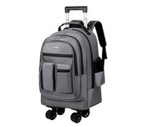 FANDARE 35L Trolleys para portátiles Maletín para 15.6 Pulgadas laptop 2 en 1 Mochila con ruedas Trolley de viaje Bolsa con Ruedas Hombre Maletines Bolso para Negocio Trabajo Maestra Gris
