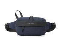 FANDARE 4 en 1 Bolso Pecho Riñonera Bolso de Mano para Hombre Hombre Bolsos Cruzados Bolso Bandolera Bolso de Hombro con Banda Reflectante Crossbody Bag para Viajes Impermeable Nailon Azul Oscuro