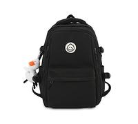 FANDARE Adolescentes Mochilas Tipo Casual Estudiante Mochila Escolar Mochilas de Marcha Mujeres Hombre Bolsas Escolares Bolsos de Trabajo Urbana versátil Viaje Casual School Bag Negro