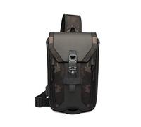 FANDARE Antirrobo Bolso Pecho Bolsos de Hombre con USB Negocio Sling Bag Gran Capacidad Bolsos Cruzados Bandoleras Cruzada Mochilas y Bolsas de Viaje Deportes Ciclismo Montañismo Poliéster Camo