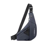 FANDARE Antirrobo Bolsos Cruzados Deporte Función Bandolera para Mujer Bolso de Hombro Hombro Izquierdo Sling Crossbody Bag Hombre Bolsa Pecho organizado PU Cuero Bolso Crossbody Azul Izquierda
