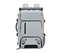 FANDARE Antirrobo Maletines Mochilas Mujer Laptop Mochilas Tipo Casual Bolsa de Equipaje de Mano Hombre Rolltop Mochila Viaje con USB Bolso de Hombro Bolso de Mano Trabajo Bolso de Hombro Gris Claro