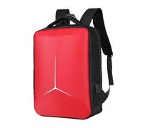 FANDARE Antirrobo Mochila Cabina Avion Mochila Portatil 15.6 Pulgadas Mochila de Viaje con Apertura de 180 Grados Hombre Mujer Mochila con USB Bolsos para Negocio Trabajo Diario Viaje Mochila Rojo