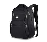 FANDARE Antirrobo Mochila Impermeable Mochila para Portátil de hasta 15.6 Multiusos Mochilas Mujer Hombre Escolares con USB para Diario Negocio Trabajo Viaje Bolsas Escolares Nuevo Negro A