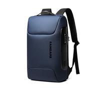 FANDARE Antirrobo Mochila Mochila Portatil 15.6 Pulgadas Mochila Hombre Mujer Mochila con Puerto de Carga USB Bolsos Bandolera para el Laptop para Ordenador del Negocio Trabajo Diario Viaje Azul A