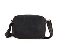 FANDARE Bandolera Hombre Grande Bolso Caballero Bandolera Cuero Hombre Mujer Bolsos Hombre Bandolera Piel Bolso Hombre de Cuero Mariconeras para Hombres Bolsos de Hombre Bandolera Marron Oscuro