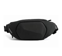 FANDARE Bandolera Hombre Impermeable 2.6L, Bolso de Pecho Cruzado con Múltiples Bolsillos, Correa de Hombro Ajustable y Cómoda, Ligero para Viajes, Ciclismo, Deportes al Aire Libre Negra
