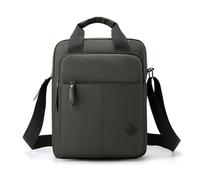FANDARE Bandolera Hombre Moderna Bolsos Bandolera para Hombres PU Cuero Versátil Bolso Mensajero Cruzado Lateral Bolsa de Mensajero Business para Viaje Negocio Crossbody Messenger Bag Verde