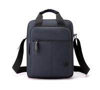 FANDARE Bandolera Hombre Moderna Bolsos Bandolera para Hombres PU Cuero Versátil Bolso Mensajero Cruzado Lateral Bolsa de Mensajero Business para Viaje Negocio Crossbody Messenger Bag Azul Oscuro