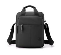 FANDARE Bandolera Hombre Moderna Bolsos Bandolera para Hombres PU Cuero Versátil Bolso Mensajero Cruzado Lateral Bolsa de Mensajero Business para Viaje Negocio Crossbody Messenger Bag Negro