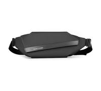 FANDARE Bandolera Segura para Hombre Y Mujer Impermeable Antirrobo con Cremallera Oculta En La Espalda Viaje Deporte Y Diario Negro