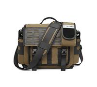 FANDARE Bandoleras Hombre Bolsa de Hombro Bolsa de Mensajero para 12.9 Pulgadas Laptop Maletin con Multibolsillo para Estudiante Viaje Trabajo Universidad Messenger Crossbody Bag Caqui