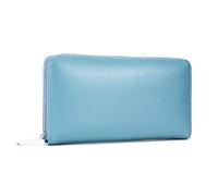 FANDARE Billetera Cuero Cartera con RFID Mujer Wallet para Estilo Monedero Billetera con 36 Ranuras para Tarjetas Bolsillo Crédito Tarjetas Ranuras para Tarjetas Crédito Gran Capacidad Azul