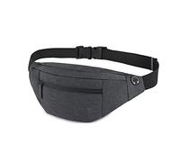 FANDARE Bolsa de Pecho Bolsos cruzados Bolso Hombro Mujer Riñoneras Bolsa Cruzada Bolsos Bandolera Hombres Sling Bag para Ciclismo Escolar Viaje Senderismo Crossbody Bag Impermeable Nailon Gris oscuro