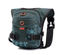 FANDARE Bolsa de Pierna Riñonera Mujer Hombre Bolso Hombro Bolsa de Pecho Bolsa Cruzada Bolso de Cintura Bandolera Bolsos Excursionismo Bolsos Bandolera Escolar Viaje Crossbody BagVerde Oscuro