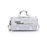 FANDARE Bolsa de Viaje Bolsa Deportivas Bolsa de Gimnasio Bolsas de Viaje Mujer Hombre Bolsa de Fin de Semana con Bolsillo de separación húmedo y seco y Zapato Compartimento Gris B