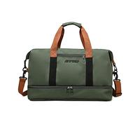 FANDARE Bolsa de Viaje Bolsa Deportivas de Gimnasio Mujer Hombre Bolsa de Fin de Semana Bolso Senderismo Maleta de manomochila de Viaje con Bolsillo húmedo y Zapato Compartimento Verde