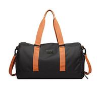FANDARE Bolsa de Viaje Bolsas de Gimnasia Mujer Hombre Bolsas de Deporte Bolsos de Gimnasio Tote Bag Bolsa de Fin de Semana Bolso Senderismo Viaje con Bolsillo húmedo y Zapato Compartimento Negro A