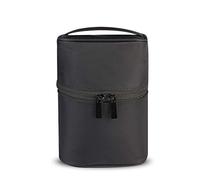 FANDARE Bolsas de Maquillaje Mujeres Bolsa de Cosméticos de Viaje Bolsa de Aseo Neceseres de Viaje Niñas Vacaciones Viajes de Negocios Impermeable Nylon Negro