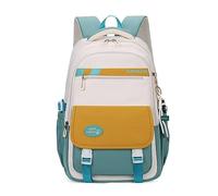 FANDARE Bolsas escolares Mochilas Tipo Casual Mochilas infantiles estudiantes de primaria de secundaria y preparatoria Universidad Bolsos mochila Bandolera Viaje Bolsa de hombro Mochila Amarillo verde