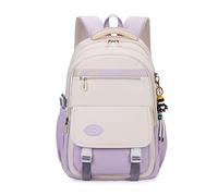 FANDARE Bolsas Escolares Mochilas Tipo Casual Mochilas Infantiles Estudiantes de Primaria de Secundaria y preparatoria Universidad Bolsos Mochila Bandolera Viaje Bolsa de Hombro Mochila Púrpura