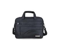 FANDARE Bolsas y fundas para 12.9 pulgada portátiles y netbooks Tote Portátil para Hombres Mujeres Maletín para Computadora, Bolso Mensajero para Trabajo Viaje Bolsa de Mano para Ejecutivos Negro S2