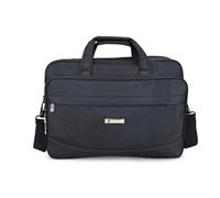 FANDARE Bolsas y fundas para 15.6 pulgada portátiles y netbooks Tote Portátil para Hombres Mujeres Maletín para Computadora, Bolso Mensajero para Trabajo Viaje Bolsa de Mano para Ejecutivos Negro L3