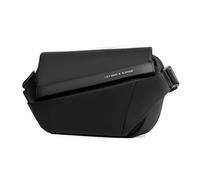 FANDARE Bolso Bandolera Hombre y Mujere Bolso de Hombro Impermeable con Múltiples Bolsillos Grande y Espacioso para Viaje Trabajo o Uso Diario Poliéster Resistente Negro