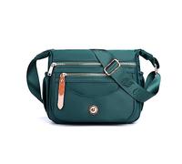 FANDARE Bolso Bandolera Mujer Elegante con Correa Ancha Ajustable Bolsa de Hombro Cielo Azul