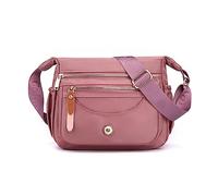 FANDARE Bolso Bandolera Mujer Elegante con Correa Ancha Ajustable Bolso de Teléfono Púrpura