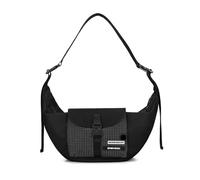 FANDARE Bolso Bandolera Mujer Media Luna Bolso Bandolera Bolso de Hombro para Hombre Bolsa Bandolera Mochila Crescent Shoulder Bag Bolsa de Pecho Crossbody Bag para Viajes Impermeable Nailon Negro