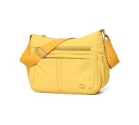 FANDARE Bolso Bandolera Mujer Media Luna Bolso Bandolera Nylon Casual Ligero Bolsa Crossbody Mujer con Correa de Hombro Ajustable Bolsos Mensajero para Viaje, Compras, Escuela, Oficina Amarillo