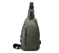 FANDARE Bolso Cruzado Bandoleras Hombre Mochila Hombre Bolsa Deportiva para Negocios Bolso de Mensajero Ejercito Verde