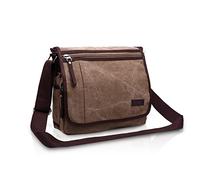 FANDARE Bolso de Bandolera Bolsa de Mensajero Bolsa de Cartero Lona bandoleras Hombre Bolsa de Mensajero para 12.9 Pulgada Laptop Bolso Tote Bolsa de Hombro para Viaje Trabajo Negocio Escuela