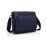 FANDARE Bolso de Bandolera Bolsa de Mensajero Bolsa de Cartero Lona bandoleras Hombre Bolsa de Mensajero para 12.9 Pulgada Laptop Bolso Tote Bolsa de Hombro para Viaje Trabajo Negocio Escuela