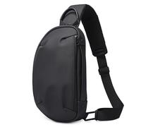 FANDARE Bolso de Hombrera, Bandolera con Carga USB, Bolso Bandolera de Gran Capacidad con Múltiples Bolsillos y Organizador, Compatible con Tableta de 10.5 Pulgadas Negro