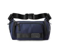 FANDARE Bolso de hombro para hombre Bolsa Bandolera Riñonera Mochila Cruzada Bolso de Cintura Bolso Cruzado Bolsa de Pecho Crossbody Sling Chest Bag para Viajes Ciclismo Impermeable Nailon Azul oscuro