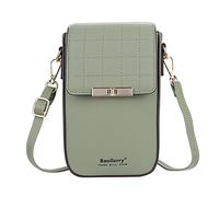 FANDARE Bolso de teléfono Bolsos Bandolera para Mujer Ligera Bandolera Cartera Pequeña Bolsos de Cruzado para Niña Compras Partido Colegio Viaje Paquete Embrague Phone Crossbody Bag Verde
