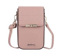 FANDARE Bolso de teléfono Bolsos Bandolera para Mujer Ligera Bandolera Cartera Pequeña Bolsos de Cruzado para Niña Compras Partido Colegio Viaje Paquete Embrague Phone Crossbody Bag Púrpura