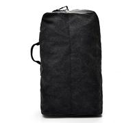 FANDARE Bolso de Viaje Bandolera Grande de Lona, Bolso Tipo Bucket Estilo Retro para Viajar, Deporte y Trabajo, Diseño Minimalista y Versátil para Hombre y Mujer Negro A S