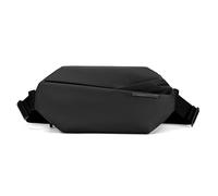 FANDARE Bolso Pecho Hombre Bolsos Cruzados Bolso Bandolera Bolso de Hombro Shoulder Bag con Banda Reflectante Bolsa de Pecho Crossbody Bag para Viajes Ciclismo Impermeable Nailon Negro