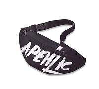 FANDARE Bolso Pecho Riñonera Deportiva Hombre Bolsos Cruzados Mujer Bandoleras Cruzada Bolsos Bandolera Mochilas Pequeñas Bolso Pecho Deportes Ciclismo Senderismo Viaje Gym Bolsa de Lona Negro