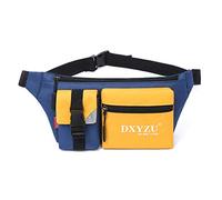 FANDARE Bolsos Cruzados Bandoleras Hombre Bolsa de Pecho Mujer Riñoneras Ligero Riñonera Deportiva Cangurera para Viaje Ciclismo Hiking Camping Aptitud Sling Bag Amarillo
