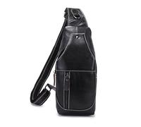 FANDARE Bolsos Cruzados de Hombro Bandolera Hombre Grande Bolso Caballero Bandolera Cuero Hombre Bolsos Hombre Bandolera Piel Bolso Hombre de Cuero Mariconeras Bandolera Bolsas Mensajero Negro