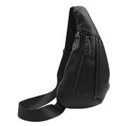 FANDARE Bolsos Cruzados de Hombro Cuero Mochila Sling Bag para Hombres Bolso Bandolera bandoleras Hombre Bolso de Pecho Bolsillos para Trabajo Ciclismo Motocicleta Deportes y Viajes Negro